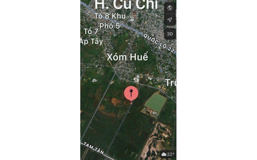 Bán đất khu vực xã Tân An Hội huyện Củ Chi TP.HCM