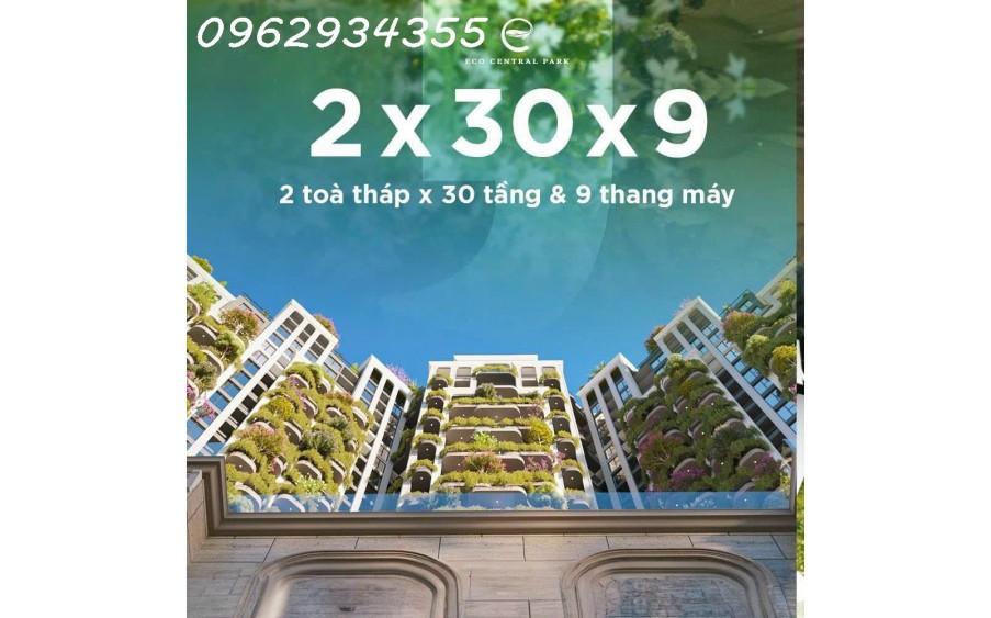 MỞ BÁN TÒA P2 - CHUNG CƯ ECOPARK VINH - CƠ HỘI CUỐI CÙNG SỞ HỮU CĂN ĐẸP, TẦNG ĐẸP