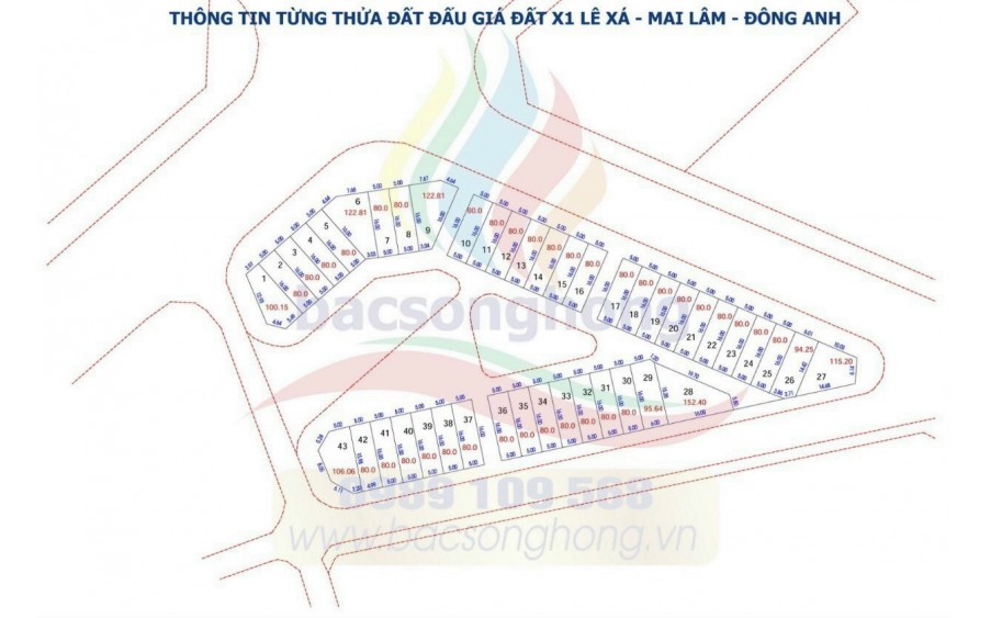 Chính chủ cần bán đất đấu giá x1 Lê Xá x2 Thái Bình và đấu giá x1 đông hội Mai Lâm.xã Mai Lâm, Đông Anh, HN