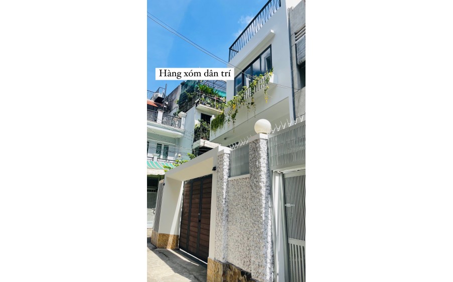 Bán nhà 4,8m x 10m Huỳnh Văn Bánh. Hẻm 4m, nở hậu, nhà 3 mặt hẻm giá 6,39 tỷ