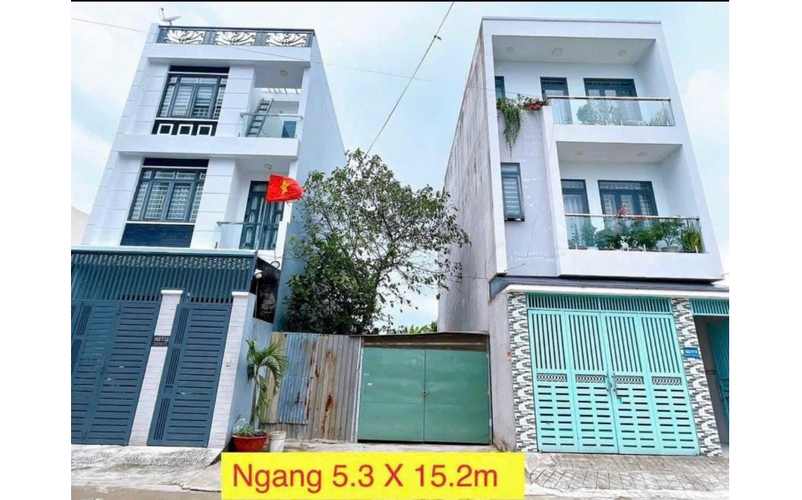 Đất đẹp quá! 5.3x15.2m, 80m2 thổ cư, bán gấp giá rẻ