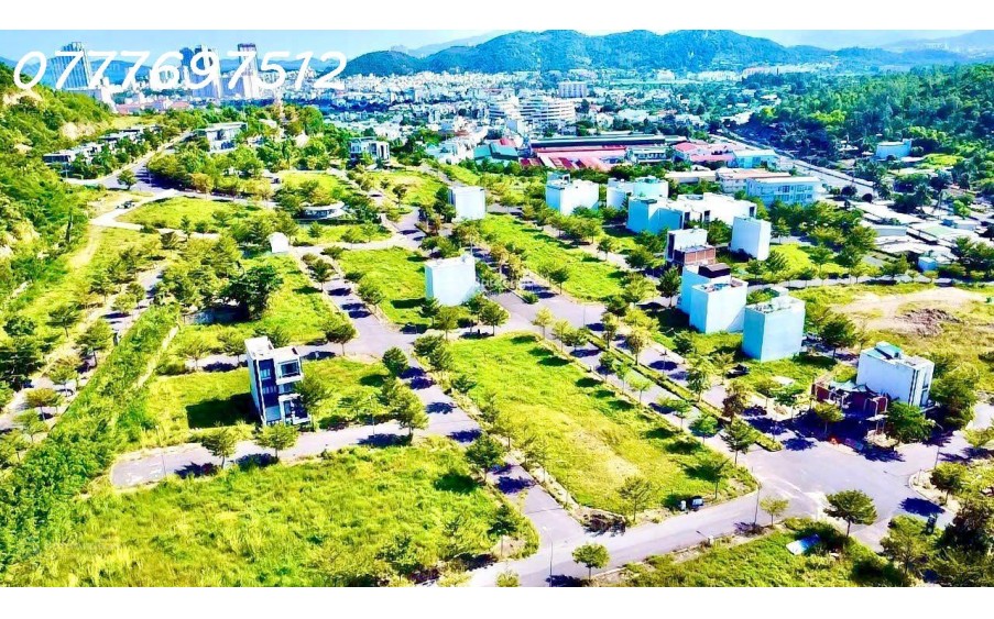 Bán nhanh lô đất Biệt Thự Phố 145m2 ngang 8m đường nhựa 12m gần biển Nha Trang giá 13tr5/m