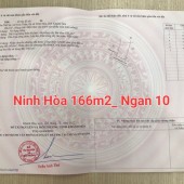 Bán đất Ninh Thân-Ninh Hòa DT 166M2 có sẵn thổ cư giá chỉ hơn 3tr/m2-Lh 0906 359 868