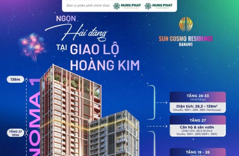 VÌ SAO CĂN HỘ VEN SÔNG HÀN - SUN COSMO ĐÀ NẴNG LẠI CÓ SỨC HÚT ĐẾN VẬY ???