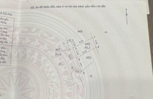 Bán Đất Khúc Thuỷ, Cự Khê Sát KĐT Thanh Hà
40m Mặt Tiền Hậu 4,40 Vuông Đẹp