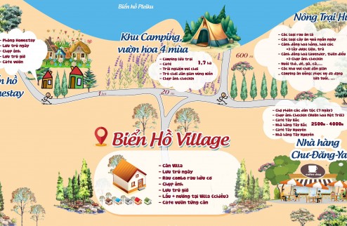 MỞ BÁN SIÊU PHẨM VILLAGE BIỂN HỒ GIA LAI CHO NHÀ ĐẦU TƯ