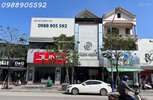 Cho thuê nguyên căn nhà mặt phố Nguyễn Văn Cừ,Tp.Vinh, Nghệ An (DT 170m2x2.5 tầng-MT 8.3m)