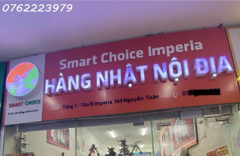 Chính chủ cho thuê cửa hàng trong khu thương mại toà B - chung cư Imperia Garden 203 Nguyễn Huy Tưởng, Thanh Xuân, Hà Nội.