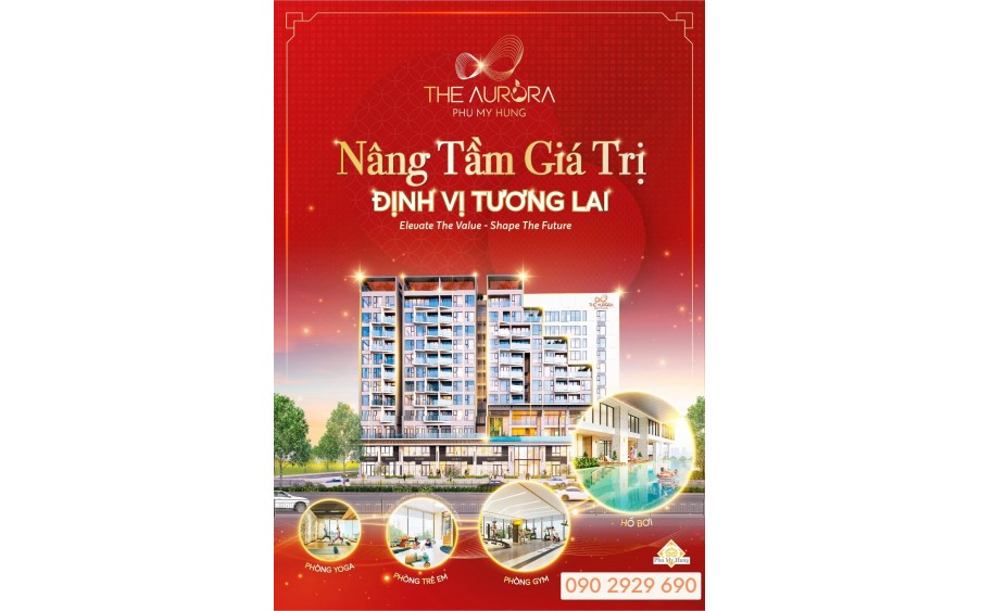 The Aurora Phú Mỹ Hưng - Căn hộ 1 phòng ngủ 2 phòng ngủ - Giá từ 3,7 tỷ