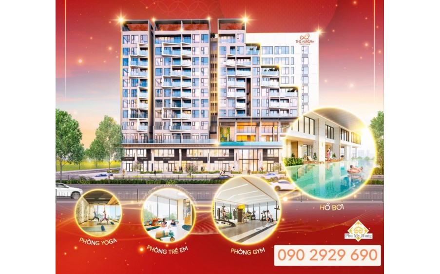 Phú Mỹ Hưng The Aurora căn 1PN từ 3.7 tỷ, 2PN từ 5 tỷ, 3PN trực tiếp CĐT trả dài, có vay Bank