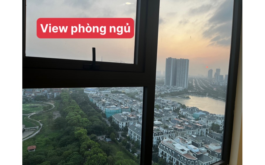 Cực rẻ ! Cho thuê căn góc 3 ngủ 99m2 đẹp nhất Trinity Tower ( cạnh Vinhomes Green Bay) giá 14tr/th, nhìn 3 Hồ điều hòa