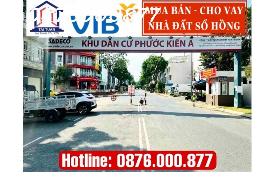 VIB phát mãi nhà phố 4lầu 5PN Sadeco Phước Kiển Nhà Bè. TT chỉ từ 8 tỷ, Lãi suất ưu đãi