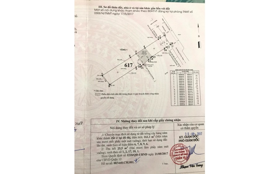 Đất mặt tiền xây biệt thự kho xưởng tuyệt vời! giá rẻ! Gần Gò Vấp