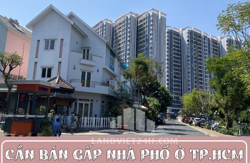 CẦN BÁN GẤP NHÀ PHỐ Ở TP.HCM Sổ hồng riêng.