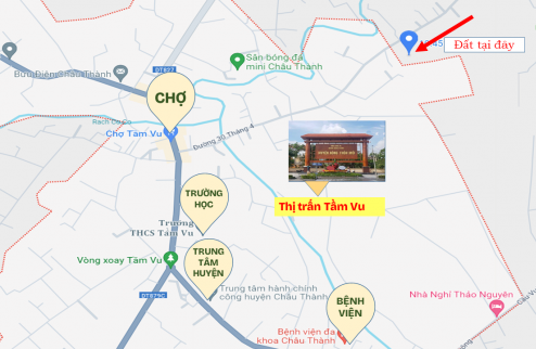 05 lô thổ cư liền kề giáp ranh trung tâm huyện chỉ 2,7tr/m2 (340 triệu)