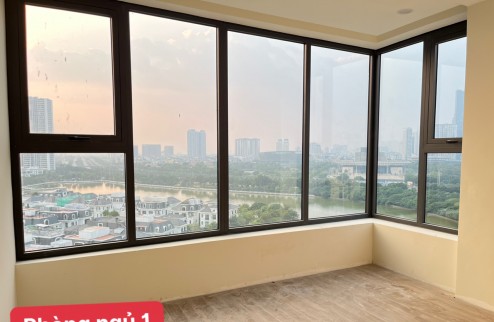 Cực rẻ ! Cho thuê căn góc 3 ngủ 99m2 đẹp nhất Trinity Tower ( cạnh Vinhomes Green Bay) giá 14tr/th, nhìn 3 Hồ điều hòa