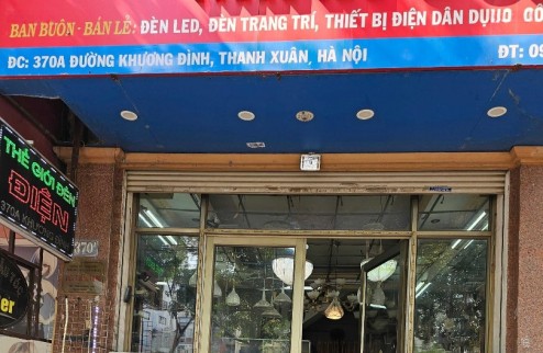 Chính chủ cho thuê cửa hàng tại số 370A Khương Đình, Thanh Xuân, HN.