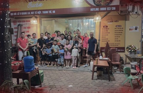Chính Chủ cần sang nhượng quán lươn niêu tại Kiot 09 đường Quang Lai, Tứ Hiệp Thanh Trì