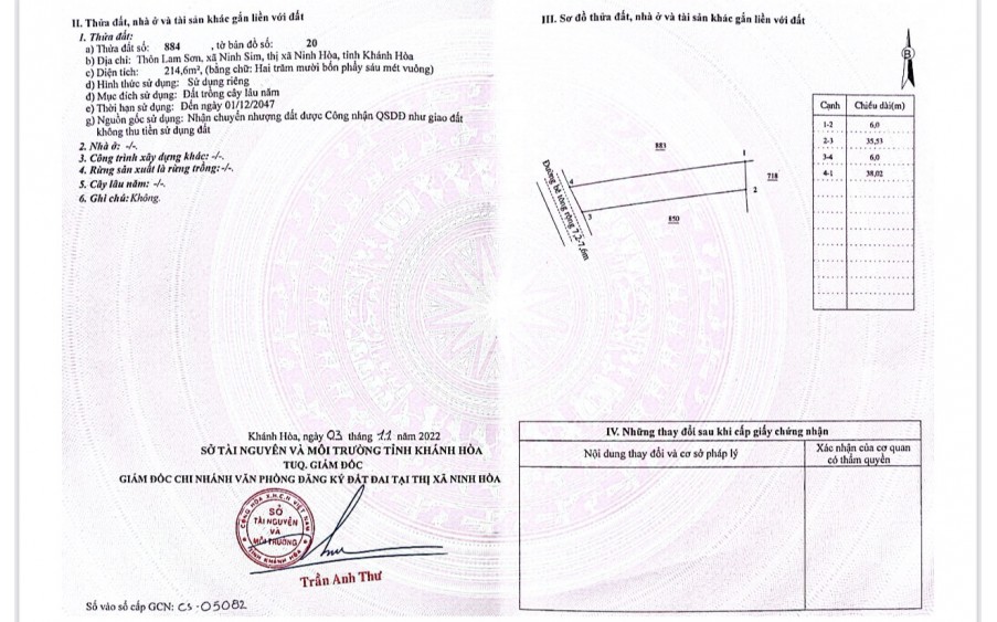 MÃ 958-961: (NH14-17) BÁN 4 LÔ ĐẤT KỀ NHAU TẠI THÔN LAM SƠN, NINH SIM, CÁCH ĐUỒNG QL26 CHỈ 300M.