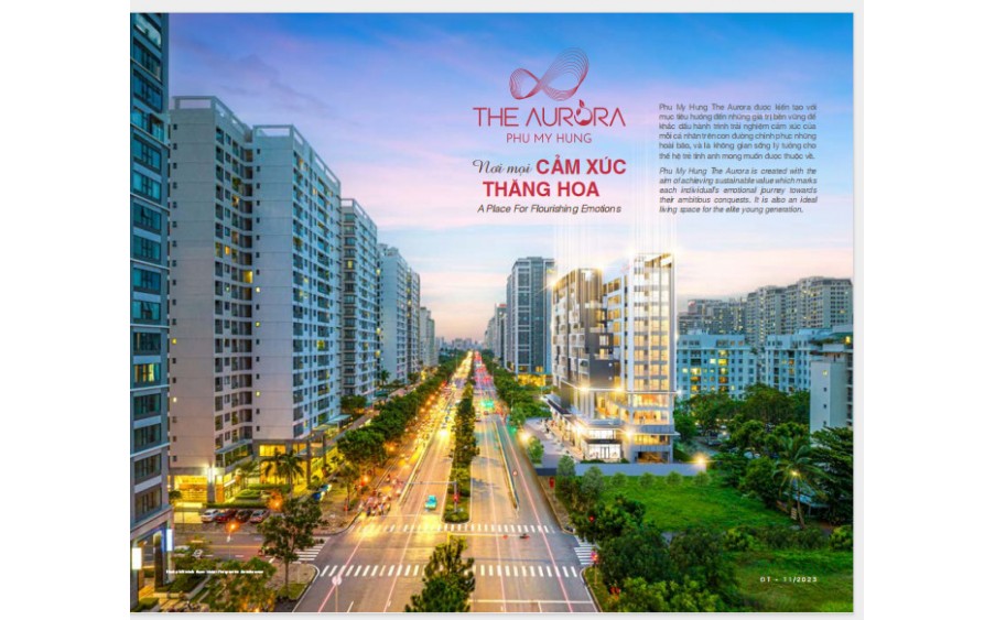 The Aurora Phú Mỹ Hưng - Dự án mở bán giai đoạn 1 trực tiếp chủ đầu tư Phú Mỹ Hưng, Gọi ngay 0902328695 để nhận báo giá và lịch thanh toán