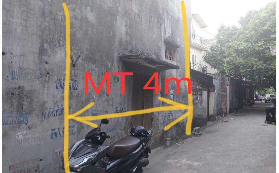 Nhà C4 Thanh Am thông sang Ngô Gia Tự, ngõ rộng 3m oto vào rộng 64m, mặt tiền: 4m, 4 tỷ 3