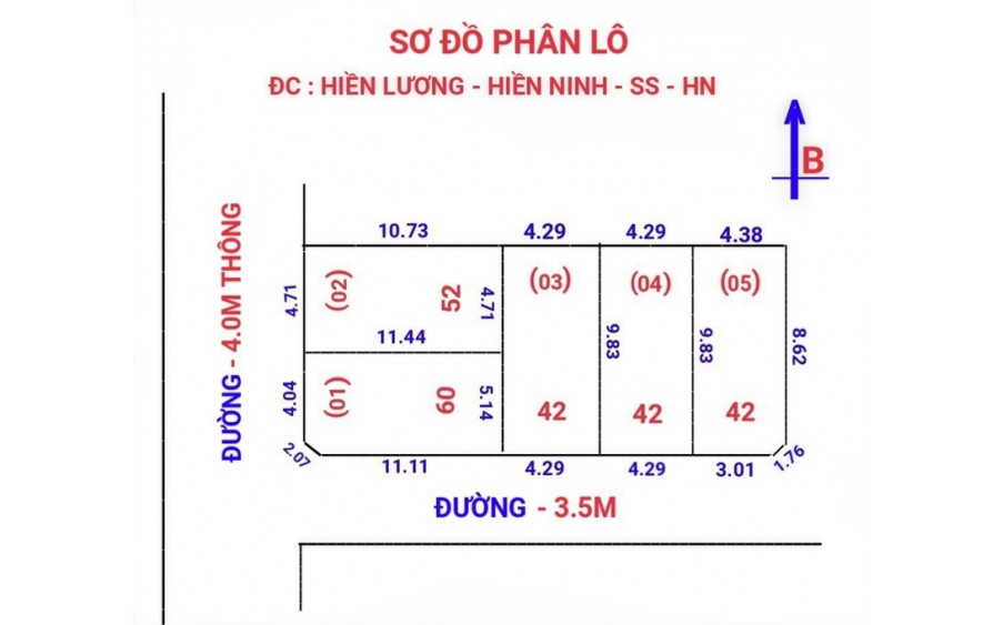 Bán nhanh 52m2 Hiền Lương, Hiền Ninh, Sóc Sơn, Đường oto thông, giá vài trăm