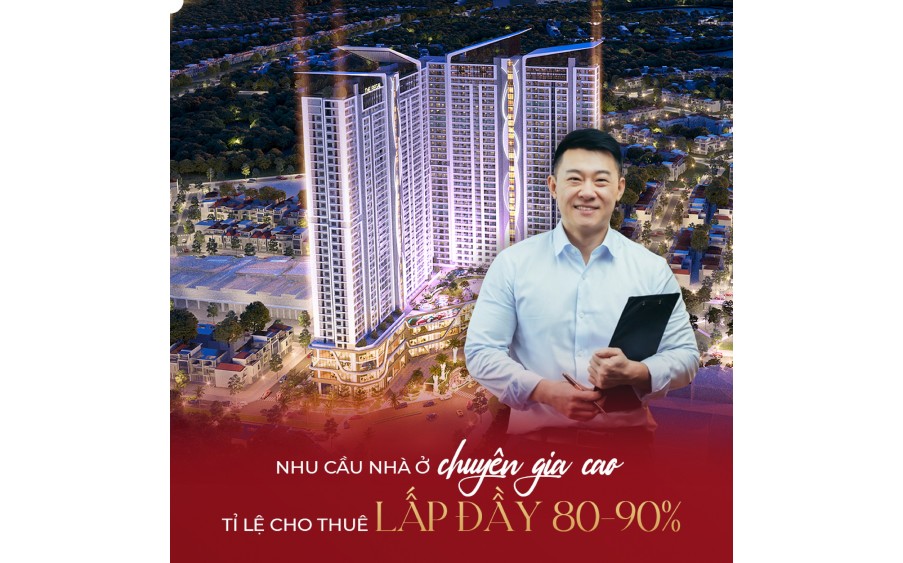 Bán căn hộ cao cấp 3PN (80m2) giá chỉ 2.6 tỷ dự án Vic Grand Square quà tặng đến 40tr