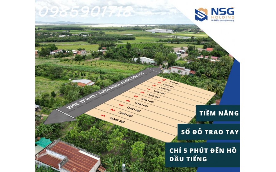 Chính chủ cần ra gấp 10 lô Suối Đá Dương Minh Châu Tây Ninh