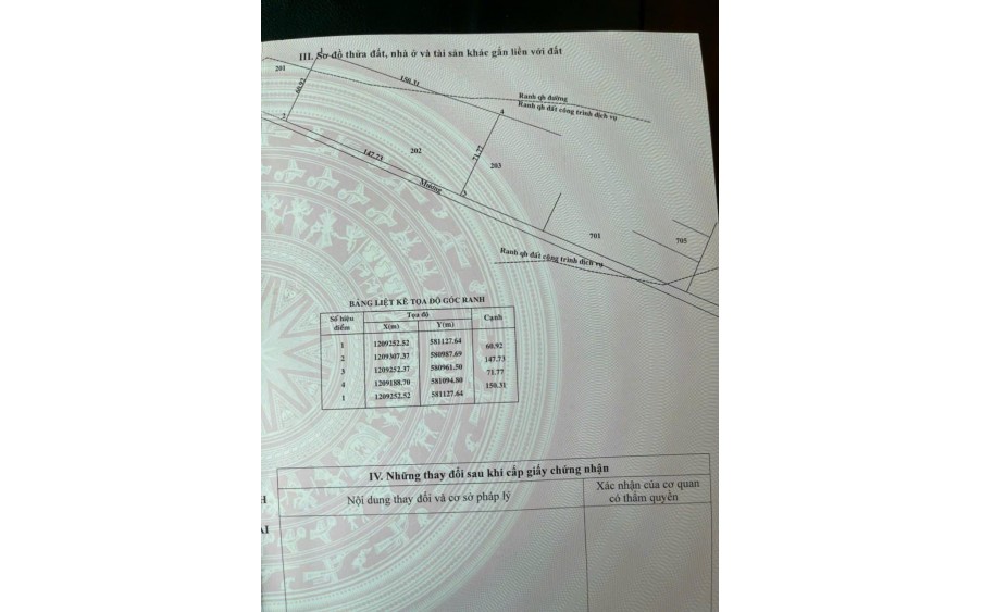 Cần bán lô diện tích: 1,5 mẫu trên đất đã trồng kín Cà Na,  xã Tân An Hội  huyện Củ Chi TPHCM