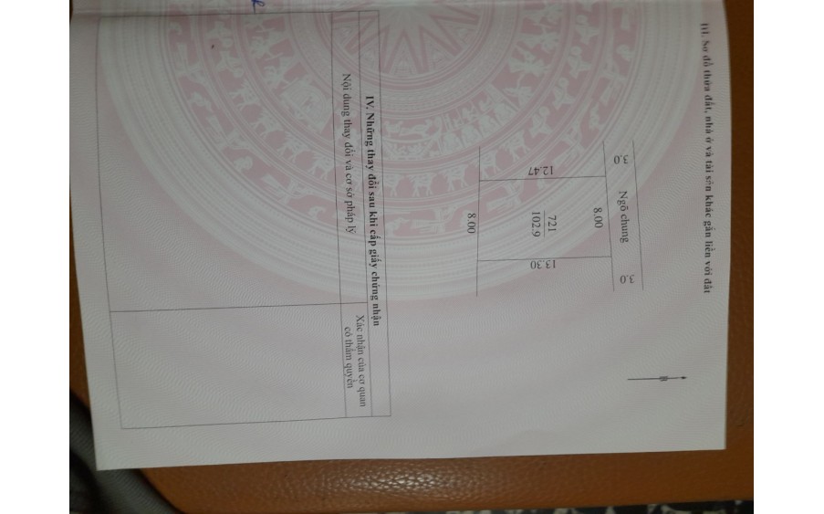 102,9m Tiên Phương - Chương Mỹ  FULL thổ chia 2 lô 
Chính chủ mua đã lâu cần bán nhanh giá mềm như bún