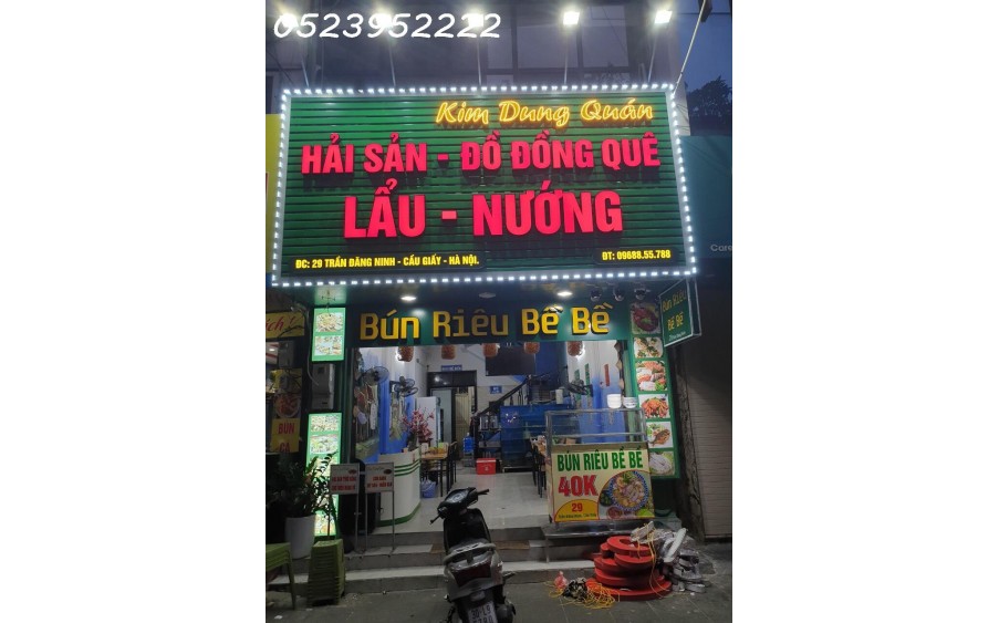 CẦN SANG NHƯỢNG QUÁN TẠI TRẦN ĐĂNG NINH, DỊCH VỌNG, CẦU GIẤY, HÀ NỘI