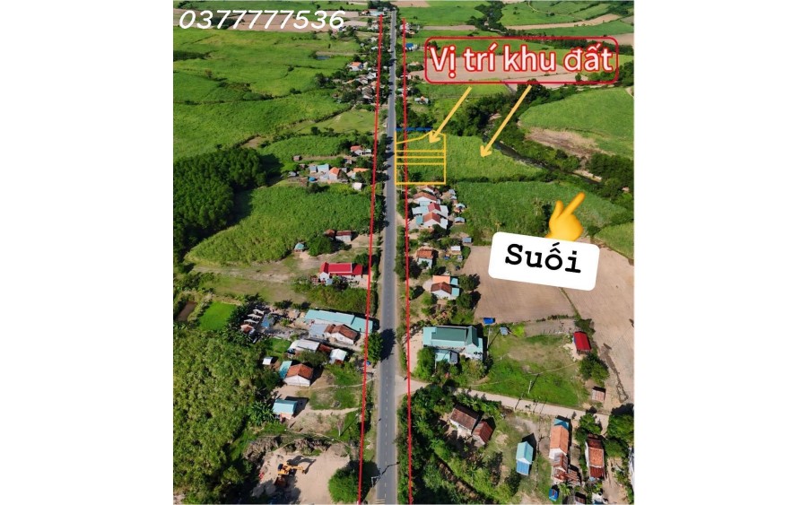 761m2 Đất VIEW SUỐI Mặt Tiền Quốc Lộ 19C, Đường nhựa 30m Giá chỉ Vài Trăm Triệu