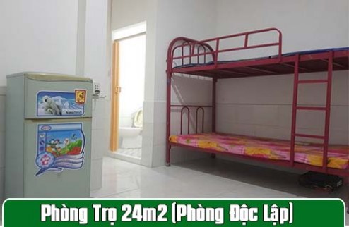 Phòng Trọ 24m2 (Phòng Độc Lập) Như Căn Nhà Độc Lập Giá Thuê 4,2tr/ Tháng