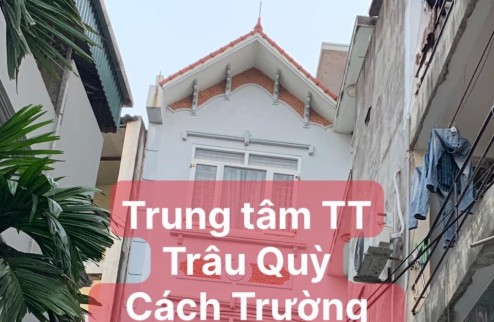 BÁN NHÀ THỊ TRẤN TRÂU QUỲ 65m2, NGÕ Ô TÔ,4.6 TỶ, ĐANG CHO THUÊ 15tr 1 THÁNG