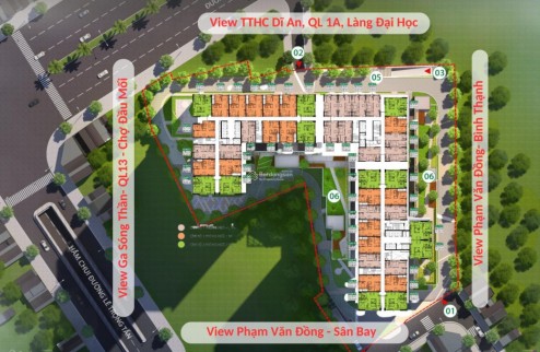 Siêu VỊ TRí ngay làng đại học Linh Xuân Thủ Đức căn hộ 2PN 55m2 Picity Sky Park full nội thất cao cấp, chỉ 1,9 tỷ