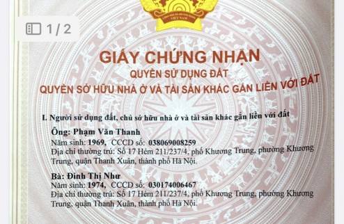 Hàng hot Đồng Mai_ Hà Đông diện tích nhỏ xinh 34.6m2 giá chỉ 1.xx tỉ
