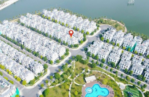 Biệt thự song lập cạnh góc view công viên Đảo Ngọc Trai nhỏ 33.2 tỷ Vin Gia Lâm, Hà Nội (0985941715)