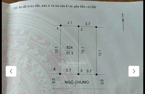 HÀNG HÓT CHỈ 1,1x tỷ - 37.3m đất trung tâm thị trấn chúc Sơn