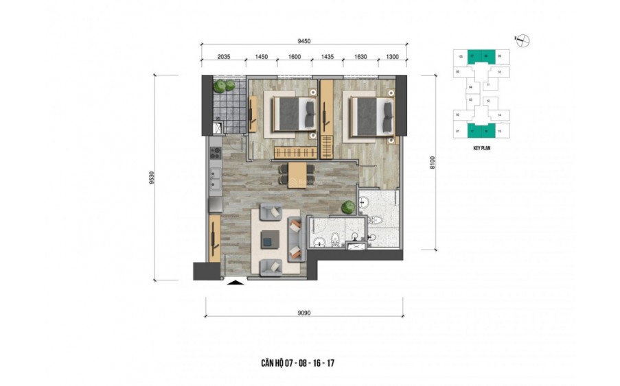 Bán căn 2PN 73m2 giá 3 tỷ tại chung cư Eurowindow Đông Anh, Hà Nội - Liên hệ Bích Thủy ngay để biết chi tiết hơn