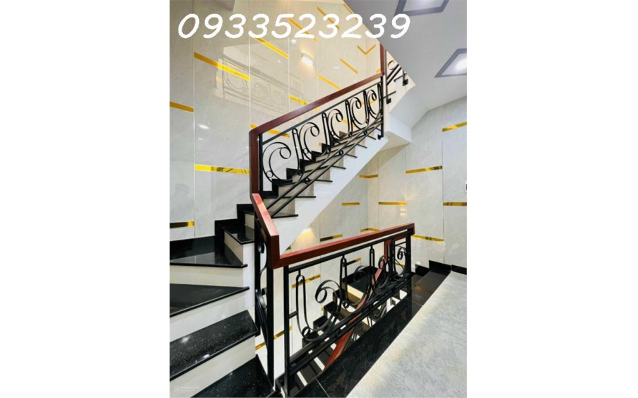Bán nhà đường Bùi Đình Túy 105m2 (5.6x19m) nhà 5 tầng btct hẻm xe hơi 6m & gần Chợ Long Vân Tự