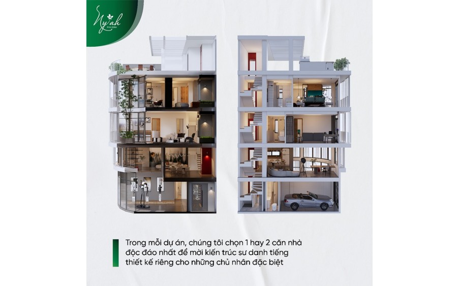 Bán nhà phố liền kề khu compound biệt lập Ny'Ah Phú Định
