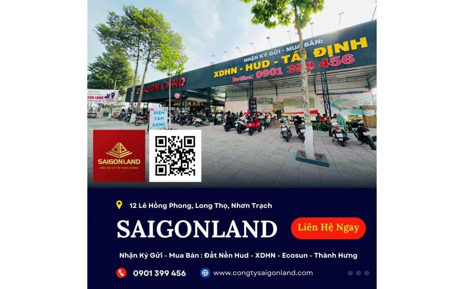 Saigonland Nhơn Trạch - Mua bán đất Dự án Hud Nhơn Trạch Đồng Nai và Khu đô thị mới Nhơn Trạch