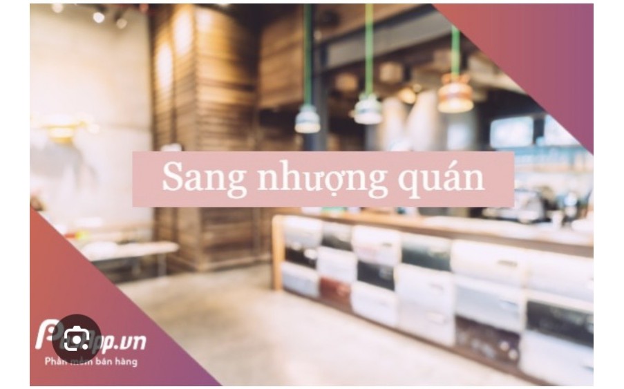 CẦN SANG NHƯỢNG LẠI QUÁN TẠI SƠN TRÀ, ĐÀ NẴNG.