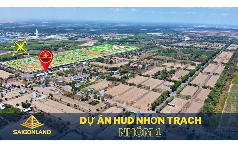 Saigonland Nhơn Trạch - Bán nền nhà vườn dự án Hud Nhơn Trạch Đồng Nai