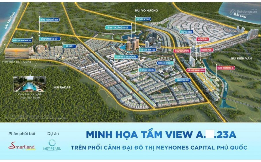 Meypearl Harmony Phú Quốc loại căn 2pn view nội khu xanh mát - 80% view mặt biển đẹp nhất Phú Quốc