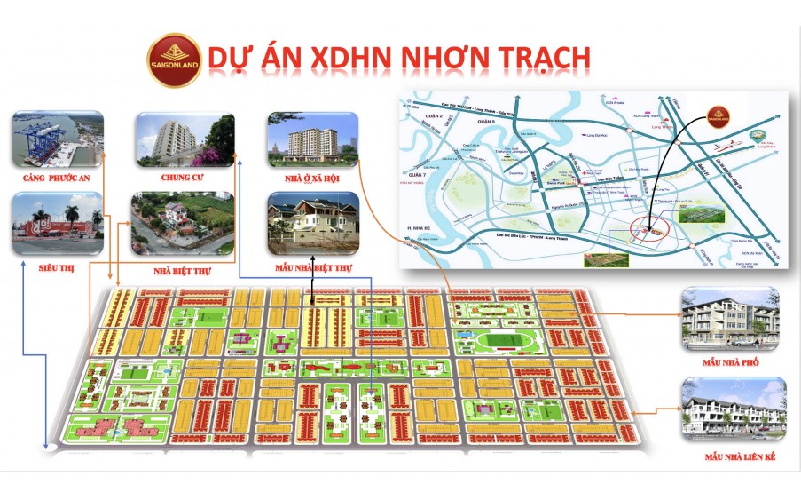 Saigonland Nhơn Trạch - Mua bán đất Nhơn Trạch - Dự án Hud Nhơn Trạch Đồng Nai.