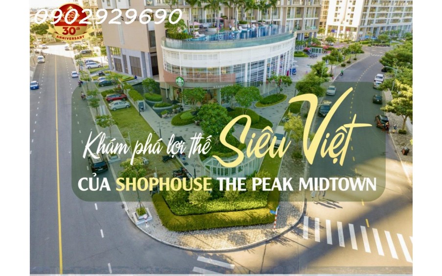 Bán shophouse tầng 2 - 5 Midtown Phú Mỹ Hưng - Mua trực tiếp CĐT - Vay 70% ân hạn gốc lãi đến khi nhận nhà