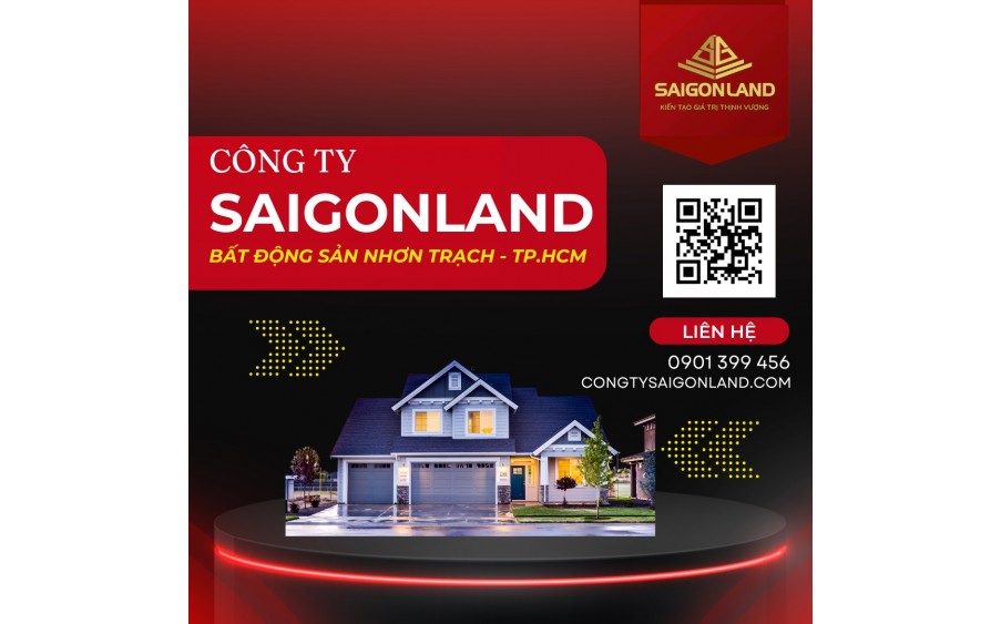 SAIGONLAND - Mua Bán đất khu HUD Nhơn Trạch - dự án XDHN, Ecosun sổ hồng riêng,