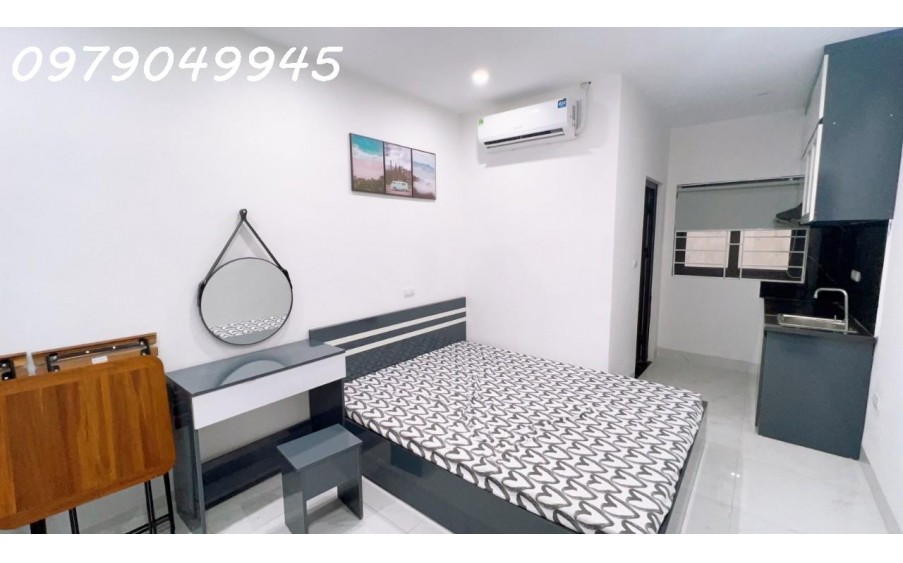 BÁN CCMN LAI XÁ-HOÀI ĐỨC 45M2X5 TẦNG, MẶT NGÕ THÔNG 8 PHÒNG KHÉP KÍN, 5.5 TỶ
