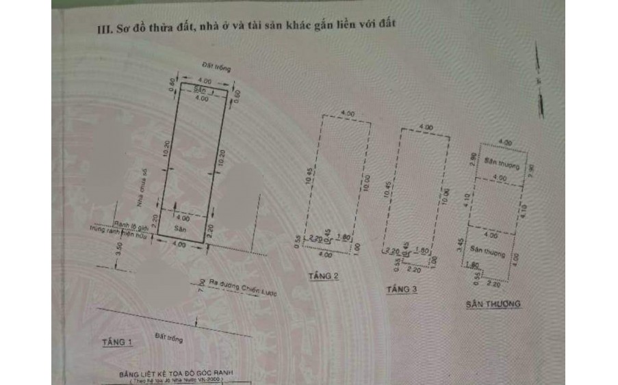 Bán nhà đường Chiến Lược trệt 3 lầu 4x13 hẻm 6m gần chợ Bình Trị Đông.